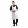 Tablier Bavette Blanc 711 X 656 Mm - Whites Chefs Clothing - Fourniresto