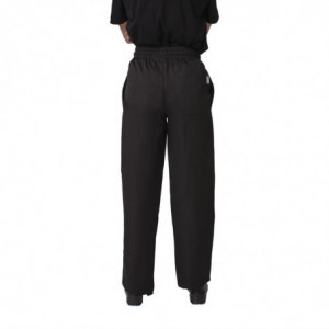 Pantalon De Cuisine Mixte Noir Vegas - Taille S - Whites Chefs Clothing - Fourniresto