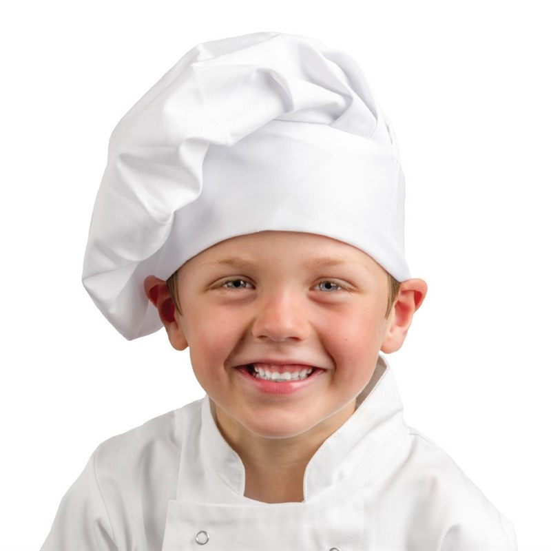 Σκούφος Μάγειρα Λευκό Παιδικό - Μοναδικό Μέγεθος - Λευκά Ρούχα Μάγειρα - Fourniresto