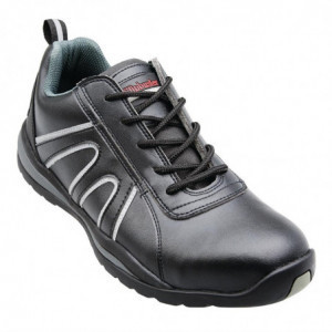 Μαύρα ασφαλείας μποτάκια - Μέγεθος 37 - Slipbuster Footwear - Fourniresto
