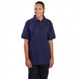Unisex Navy Blue Polo Shirt - Size M - FourniResto - Fourniresto