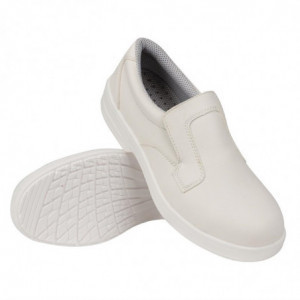 Mocassins De Sécurité Blancs - Taille 38 - Lites Safety Footwear - Fourniresto