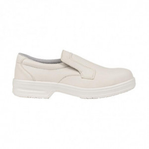 White Safety Moccasins - Size 44 - Lites Safety Footwear - Fourniresto