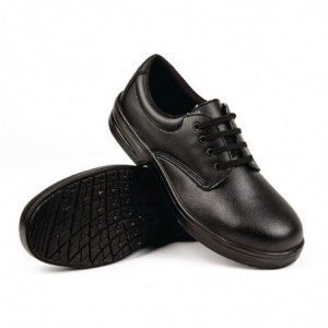 Black Lace-Up Safety Shoes - Size 43 - Lites Safety Footwear - Fourniresto