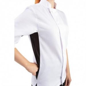 Λευκό ανδρικό μπλουζάκι μαγειρικής Nevada - Μέγεθος L - Whites Chefs Clothing - Fourniresto
