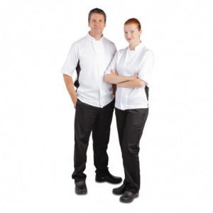 White Nevada Unisex Kitchen Jacket - Size L - Whites Chefs Clothing - Fourniresto