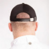 Καπέλο μπέιζμπολ Cool Vent μαύρο με γκρι περίγραμμα - Μοναδικό μέγεθος - Chef Works - Fourniresto