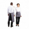 Tablier de Serveur Gris Anthracite en Polycoton 1000 x 700 mm - Whites Chefs Clothing - Fourniresto