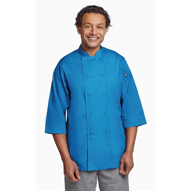Σακάκι Μαγειρικής Ανδρικό Μπλε - Μέγεθος L - Chef Works - Fourniresto