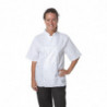 Λευκή μπλούζα μαγειρικής με κοντά μανίκια Boston - Μέγεθος S - Whites Chefs Clothing - Fourniresto