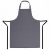 Anthracite Grey Polycotton Bib Apron 711 x 965 mm - Whites Chefs Clothing - Fourniresto