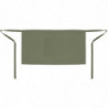 Short Olive Polycotton Server Apron 373 x 750 mm - Whites Chefs Clothing - Fourniresto