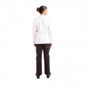 White Unisex Long Sleeve Calgary Kitchen Jacket - Size XXL - Chef Works - Fourniresto