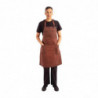 Urban Dorset Rust Bib Apron in Cotton 765 x 865 mm - Chef Works - Fourniresto