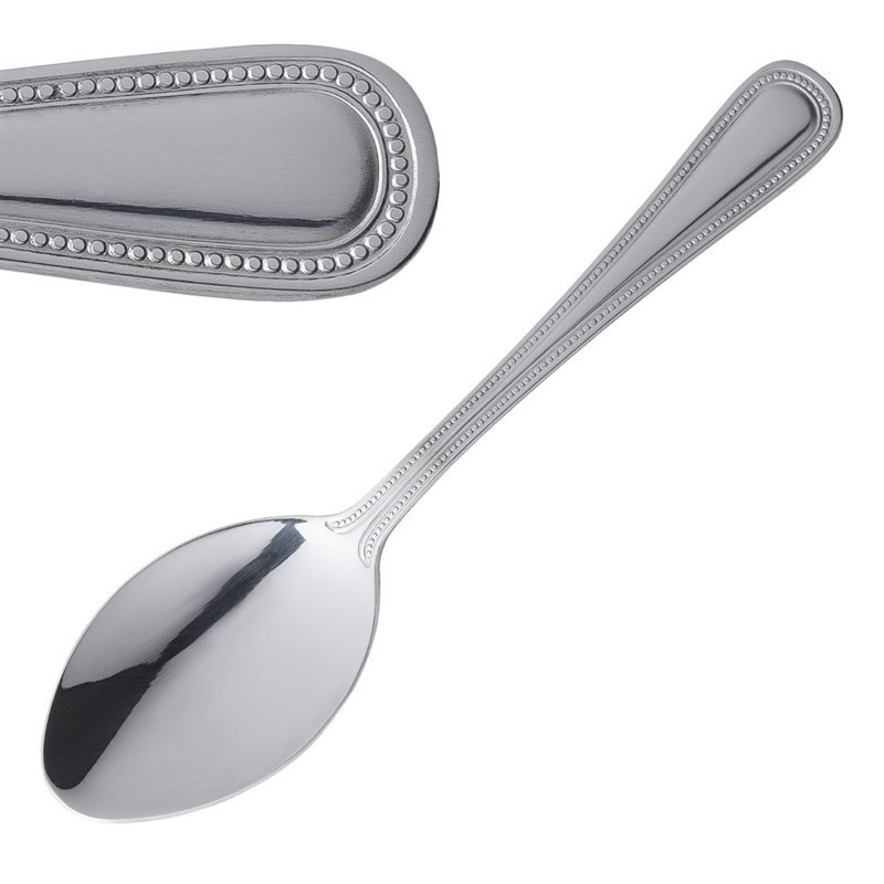 Tablespoon Bead In Stainless Steel - Set of 12 - Olympia - Fourniresto