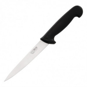 Black 15 cm Fillet Knife - Hygiplas - Fourniresto