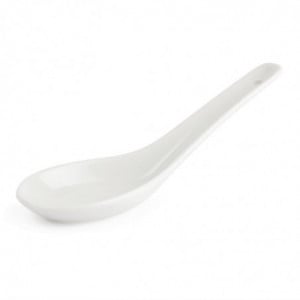 White Rice Spoon 130 mm - Set of 24 - Olympia - Fourniresto