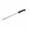 Serrated Black Carving Knife Blade 30.5 cm - Hygiplas - Fourniresto