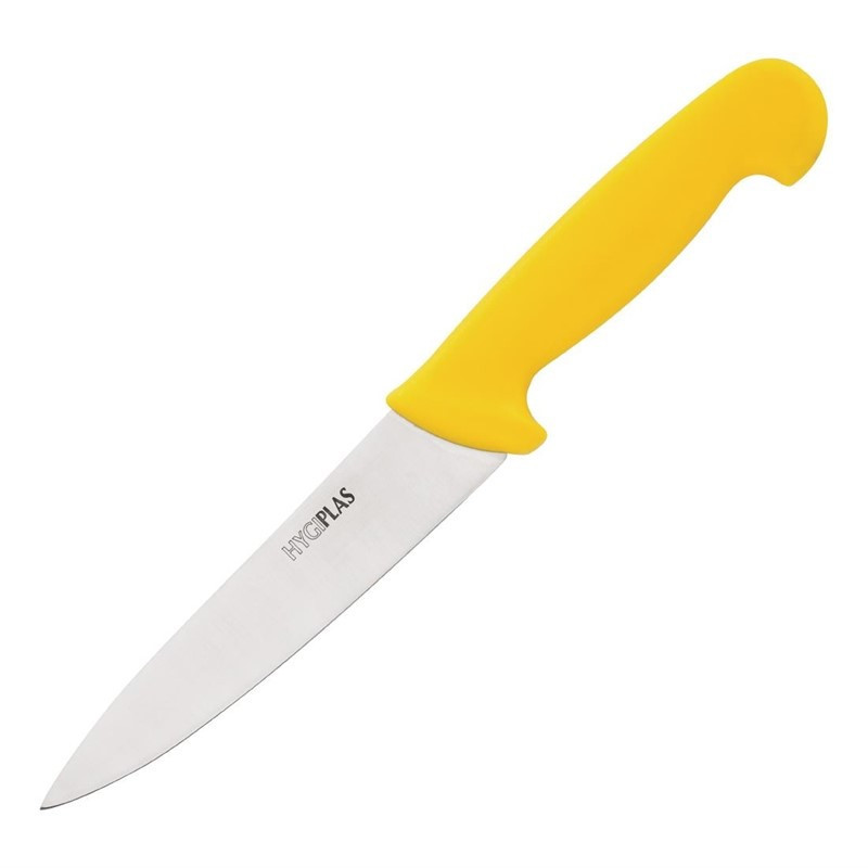 Μαχαίρι Μάγειρα Κίτρινο Λάμα 16 εκ - Hygiplas - Fourniresto