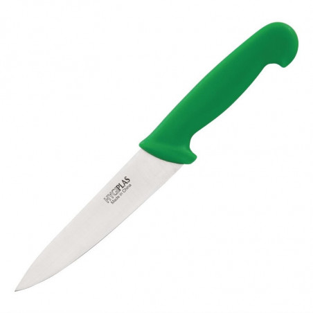 Πράσινο μαχαίρι μαγειρικής λάμα 16 εκ. - Hygiplas - Fourniresto