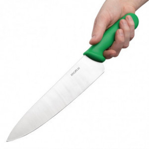 Chef's Knife Green Blade 25.5 cm - Hygiplas - Fourniresto