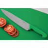 Μαχαίρι Μάγειρα Πράσινη Λεπίδα 25,5 εκ - Hygiplas - Fourniresto