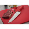 Couteau De Cuisinier Rouge Lame 25,5 Cm - Hygiplas - Fourniresto