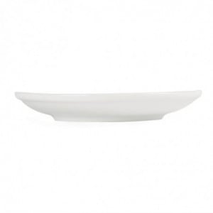 Λευκός Στοιβαζόμενος Πιατάκι - Σετ 12 - Ολύμπια - Fourniresto