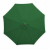 Green Round Parasol Ø 2.5 M - Bolero - Fourniresto