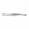 Stainless Steel Micro Tweezers with Rounded Tips 160 mm - FourniResto - Fourniresto