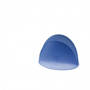 Blue Silicone Heat-Resistant Oven Mitt - Pavoni - Fourniresto