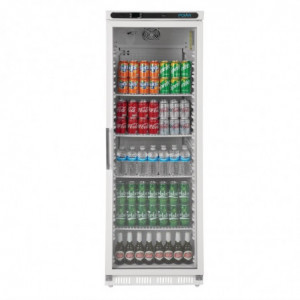 White 400 L Positive Refrigerated Display Case - Polar - Fourniresto