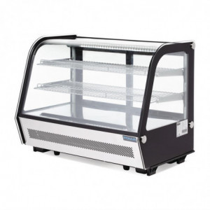 Vitrine Réfrigérée De Comptoir Noire 160 L - Polar - Fourniresto