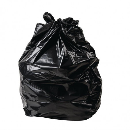 Σακούλες σκουπιδιών μαύρες για συμπιεστή 120 L - Πακέτο 100 τεμαχίων - Jantex - Fourniresto