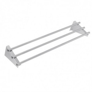 Tubular Stainless Steel Wall Shelf - 1200 X 300 mm - Vogue - Fourniresto