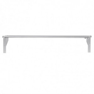 Tubular Stainless Steel Wall Shelf - 1200 X 300 mm - Vogue - Fourniresto