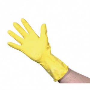 Πολυχρηστικά Γάντια Κίτρινα Μέγεθος M - Jantex - Fourniresto