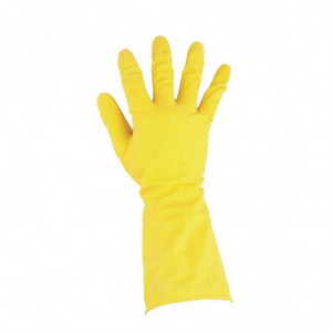 Yellow Multi-Purpose Gloves Size S - Jantex - Fourniresto