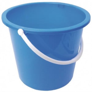 Στρογγυλό Πλαστικό Κουβά Μπλε 10 L - Jantex - Fourniresto