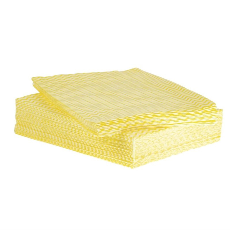 Κίτρινο Μονόχρωμο Χαρτί - Πακέτο 50 τεμαχίων - Jantex - Fourniresto