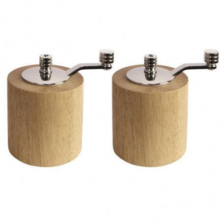 Salt and Pepper Mills Light Wood - Olympia - Fourniresto