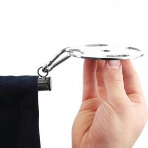 Κόκκινο Υφασμάτινο Φράγμα Και Στερεώσεις - Bolero - Fourniresto