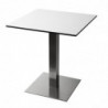 Pied De Table Carré En Inox 720 X 430 Mm - Bolero - Fourniresto