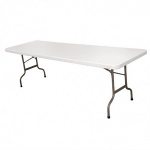 Πτυσσόμενο τραπέζι στο κέντρο λευκό 2430 χιλιοστά - Bolero - Fourniresto