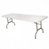 Folding Table White 2430 mm - Bolero - Fourniresto
