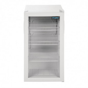 Vitrine Réfrigérée de Comptoir Blanche 1 Porte 88 L - Polar - Fourniresto