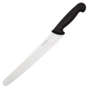 Black 25 cm Pastry Knife - Hygiplas - Fourniresto