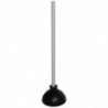 Black Plunger With Wooden Handle - Jantex - Fourniresto