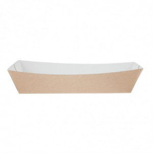 Petite Barquette Alimentaire en Kraft Compostable 87 x 124 mm - Lot de 500 - Colpac - Fourniresto