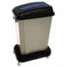 Beige Polypropylene Recycling Bin 56 L - Jantex - Fourniresto